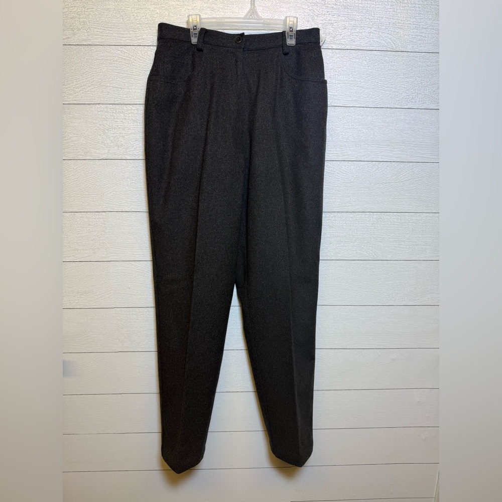 Pres de Chamonix Vtg Women's Wool Cashmere Nylon Blend Trousers size 12